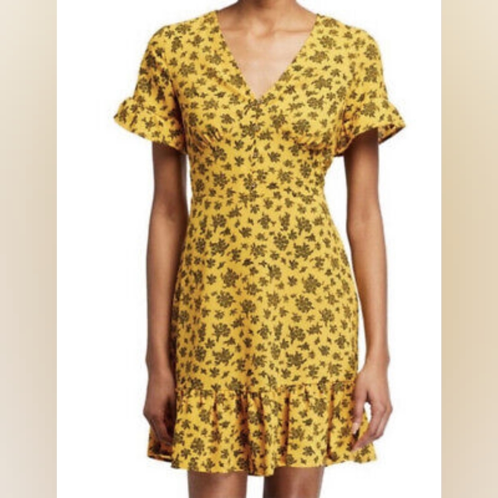 Michael Kors Jasmine Yellow Dress